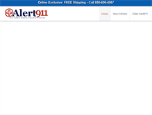 Tablet Screenshot of alert911.com